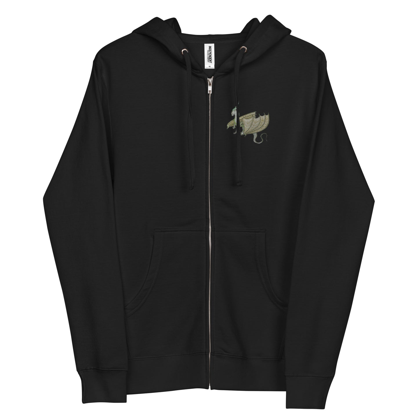 Unisex fleece zip up hoodie