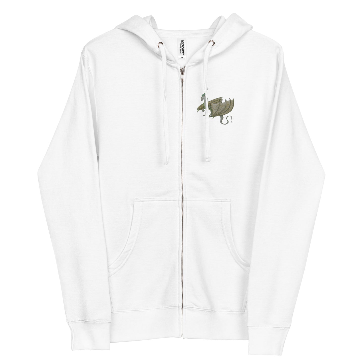 Unisex fleece zip up hoodie