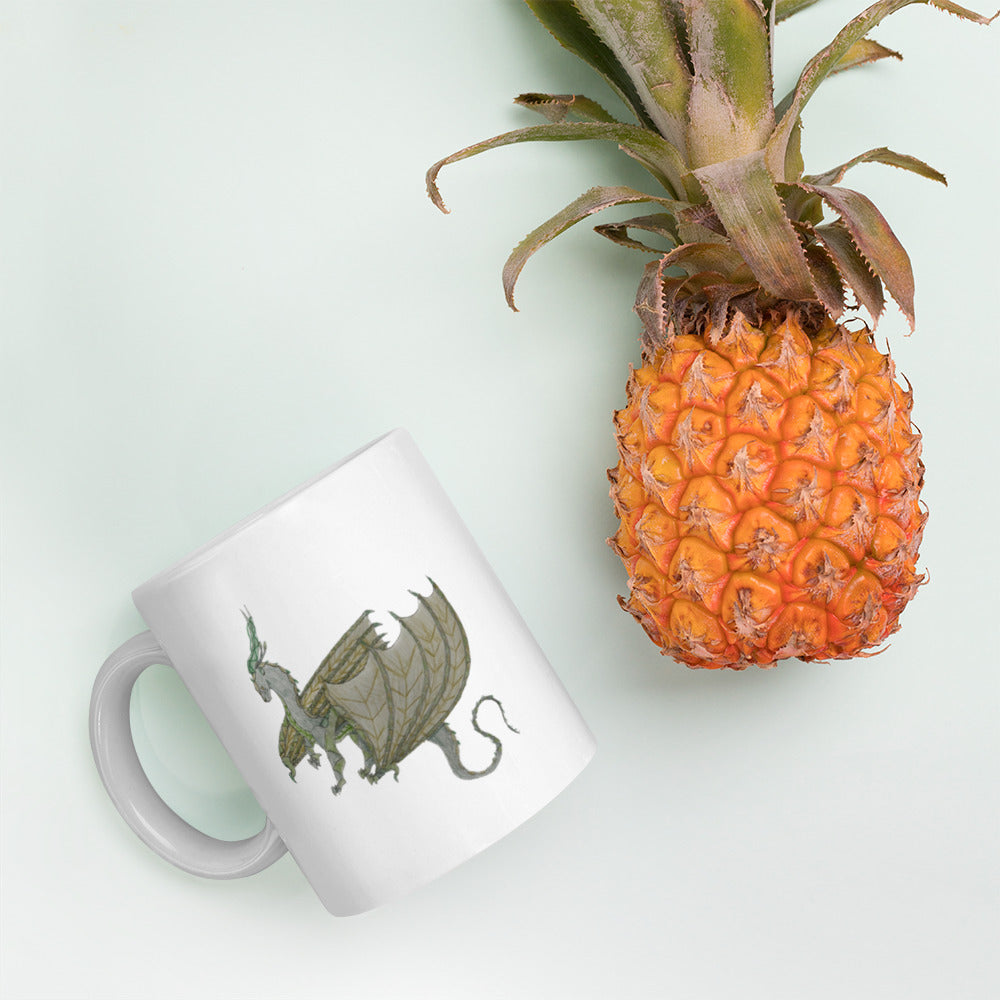 Dragon on both sides mug