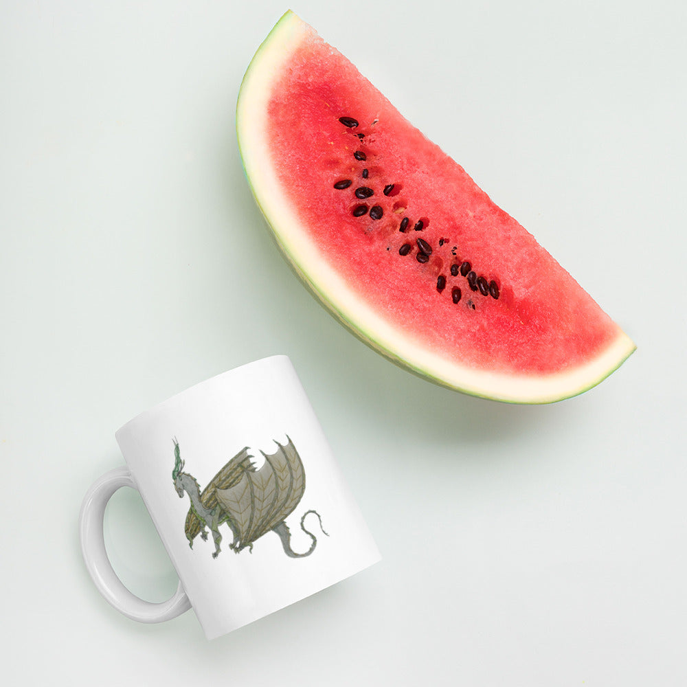 Dragon on both sides mug